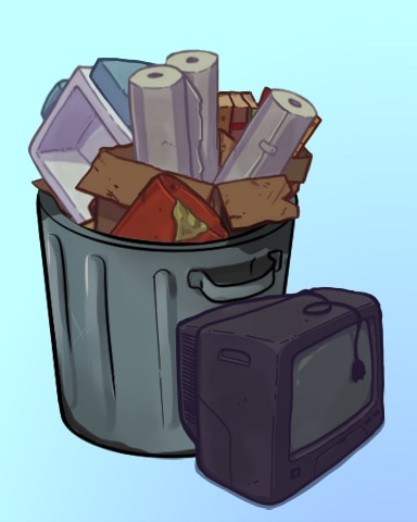 Junk Begone Badge - Quinn's Aquarium Junk Begone Badge - Quinn's Aquarium