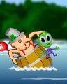 Barrelling Down The Waterfall Badge - Lottso! Barrelling Down The Waterfall Badge - Lottso!