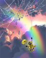Rainbow Swing Badge - Rainy Day Spider Solitaire Rainbow Swing Badge - Rainy Day Spider Solitaire
