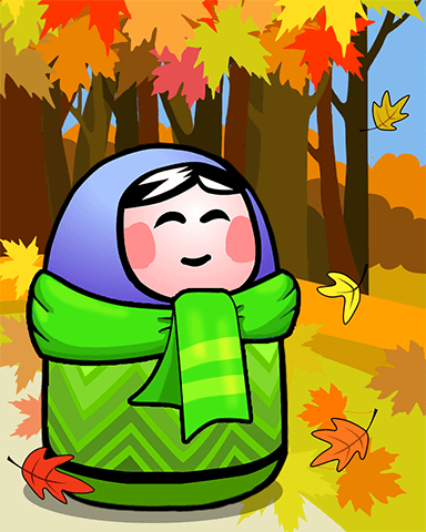 Autumn Is Coming Badge - Trizzle Autumn Is Coming Badge - Trizzle