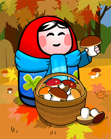 Mushroom Season Badge - Trizzle Mushroom Season Badge - Trizzle