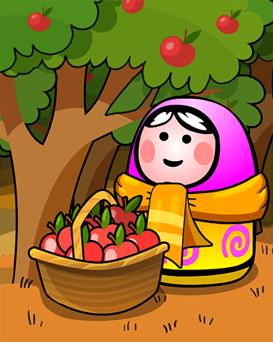 Autumn Harvest Badge - Trizzle Autumn Harvest Badge - Trizzle