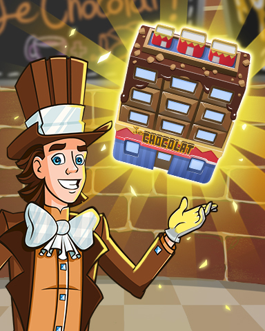 Chocolate Shop Badge - Sweet Tooth Town Chocolate Shop Badge - Sweet Tooth Town