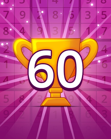 Rank 60 Badge - Pogo Daily Sudoku Rank 60 Badge - Pogo Daily Sudoku