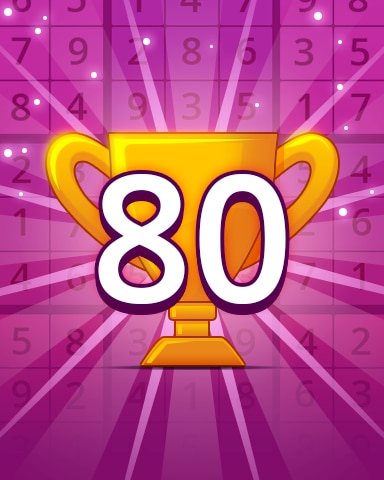 Rank 80 Badge - Pogo Daily Sudoku Rank 80 Badge - Pogo Daily Sudoku