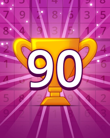 Rank 90 Badge - Pogo Daily Sudoku Rank 90 Badge - Pogo Daily Sudoku