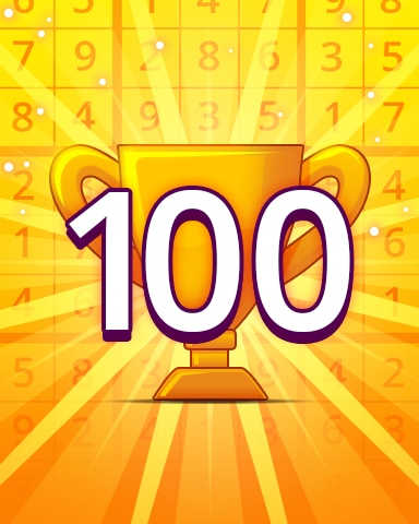 Rank 100 Badge - Pogo Daily Sudoku Rank 100 Badge - Pogo Daily Sudoku