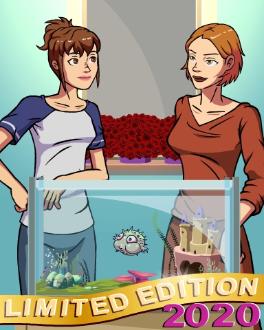 2020 Valentine's Day Limited Edition Badge - Quinn's Aquarium 2020 Valentine's Day Limited Edition Badge - Quinn's Aquarium