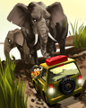Scary Safari Badge - Jungle Gin HD Scary Safari Badge - Jungle Gin HD