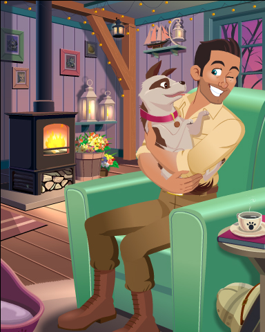 Pawing Puppy Badge - Tri-Peaks Solitaire HD Pawing Puppy Badge - Tri-Peaks Solitaire HD