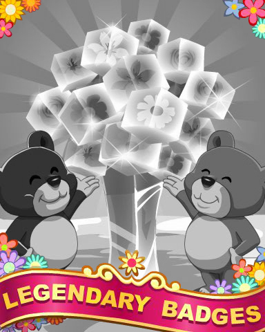 Frozen Bouquet Badge - First Class Solitaire HD Frozen Bouquet Badge - First Class Solitaire HD