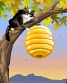 Cat Hive Badge - Tumble Bees HD Cat Hive Badge - Tumble Bees HD