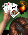 Heart Burn Badge - Hearts Heart Burn Badge - Hearts
