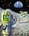 Pogo One Giant Leap For Cactus-kind Secret Super Badge Pogo One Giant Leap For Cactus-kind Secret Super Badge
