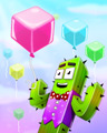 Square Balloons Badge - Poppit!™ HD Square Balloons Badge - Poppit!™ HD