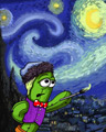Pogo Starry Night Super Secret Badge Pogo Starry Night Super Secret Badge
