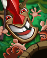Tickle Me Tiki Badge - Jungle Gin HD Tickle Me Tiki Badge - Jungle Gin HD