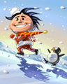 Frozen Lake Badge - Penguin Blocks Frozen Lake Badge - Penguin Blocks