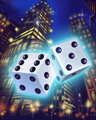 Pair 'o Dice City Badge - Dice City Roller Pair 'o Dice City Badge - Dice City Roller