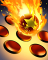 Fireball Badge - Lottso! Fireball Badge - Lottso!