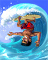 Topsy-Turvy Badge - Ride The Tide Topsy-Turvy Badge - Ride The Tide