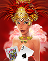 Lady Luck Badge - Blackjack Carnival Lady Luck Badge - Blackjack Carnival