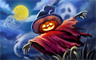 Pumpkin Scarecrow Badge - Spooky Slots! Pumpkin Scarecrow Badge - Spooky Slots!