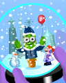 Snow Imitates Life Badge - Poppit! HD Snow Imitates Life Badge - Poppit! HD