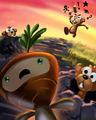 Game-Crossing Gophers Badge - Harvest Mania Game-Crossing Gophers Badge - Harvest Mania