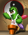 Nunchuck Balloons Badge - Pop Fu Nunchuck Balloons Badge - Pop Fu