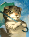 Pogo Raining Cats Badge Pogo Raining Cats Badge