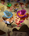 Square Dancing Badge (Easy) - Stack'em HD Square Dancing Badge (Easy) - Stack'em HD