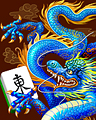 Eastern Dragon Badge - Mahjong Garden HD Eastern Dragon Badge - Mahjong Garden HD