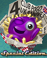 Club Pogo UK 4 Year Anniversary Badge Club Pogo UK 4 Year Anniversary Badge
