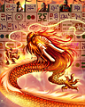 Dragon Wall Z Badge - Mahjong Garden HD Dragon Wall Z Badge - Mahjong Garden HD