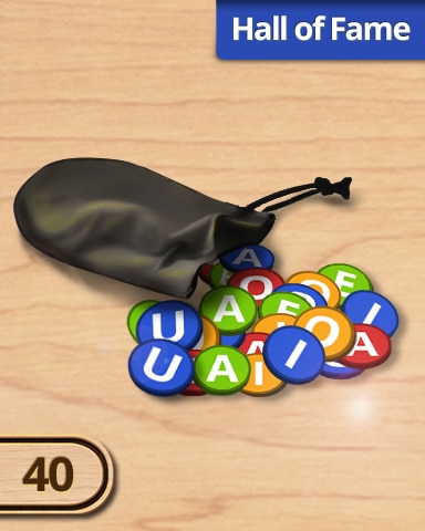 40 Hall Of Fame Challenge Badge - A Way With Words 40 Hall Of Fame Challenge Badge - A Way With Words