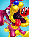 Chew Toy Badge - Balloon Bounce Chew Toy Badge - Balloon Bounce