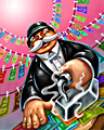 Money Laundering Badge - MONOPOLY Slots Money Laundering Badge - MONOPOLY Slots