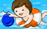Little Boy Blue Badge - Connect 4 Little Boy Blue Badge - Connect 4
