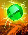 Go Green Badge - Bejeweled Twist Go Green Badge - Bejeweled Twist