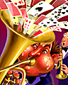 Blow Hard Badge - Pinochle Blow Hard Badge - Pinochle