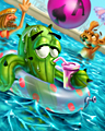 Dog Dayz Badge - Pogo Addiction Solitaire Dog Dayz Badge - Pogo Addiction Solitaire
