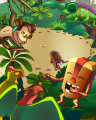 Tiger Trick Badge - Jungle Gin HD Tiger Trick Badge - Jungle Gin HD