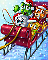 Sleigh Riders Badge - Pogo Addiction Solitaire Sleigh Riders Badge - Pogo Addiction Solitaire
