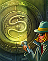 Snake Along Badge - CLUE Secrets & Spies Snake Along Badge - CLUE Secrets & Spies
