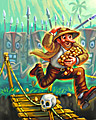 Bonus Bandit Badge - Lost Temple Poker Bonus Bandit Badge - Lost Temple Poker