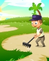 Sand Trap Badge - Golf Solitaire Sand Trap Badge - Golf Solitaire