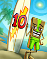 Big Kahuna Badge - Bingo Luau Big Kahuna Badge - Bingo Luau