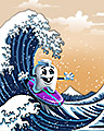 Pogo Great Wave Badge Pogo Great Wave Badge
