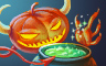 Pumpkin Wizard Badge - Spooky Slots! Pumpkin Wizard Badge - Spooky Slots!